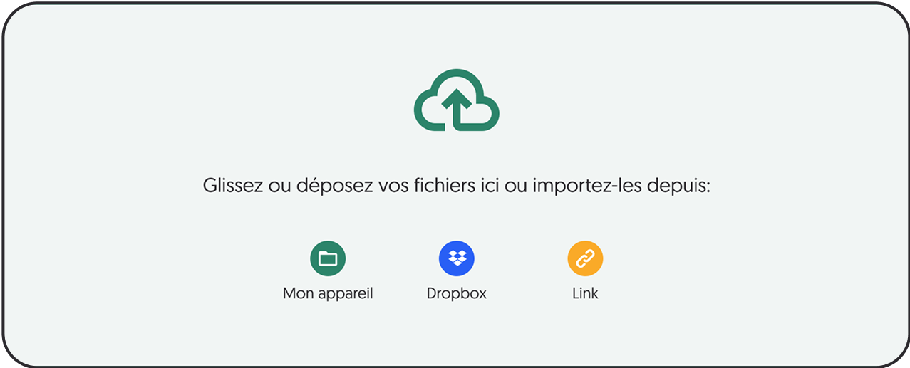 Screenshot of the Amberscript application interface